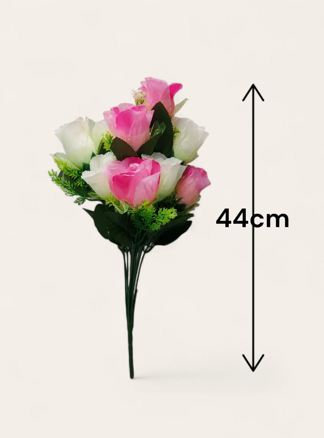 Ramo Rosa Blanca/Rosada 44cm