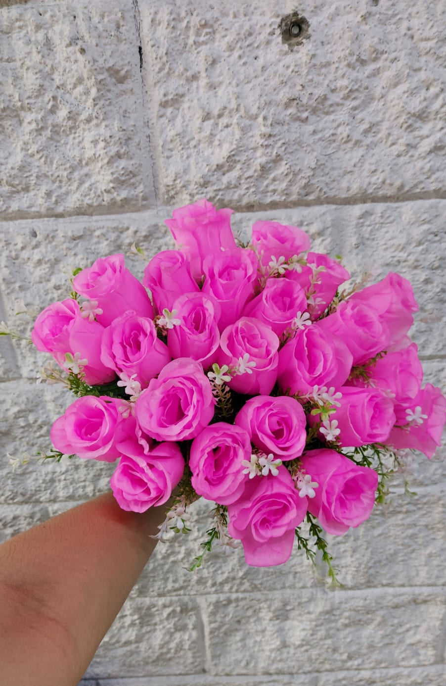 Ramo de Rosas Coquet Fucsia x20 45cm