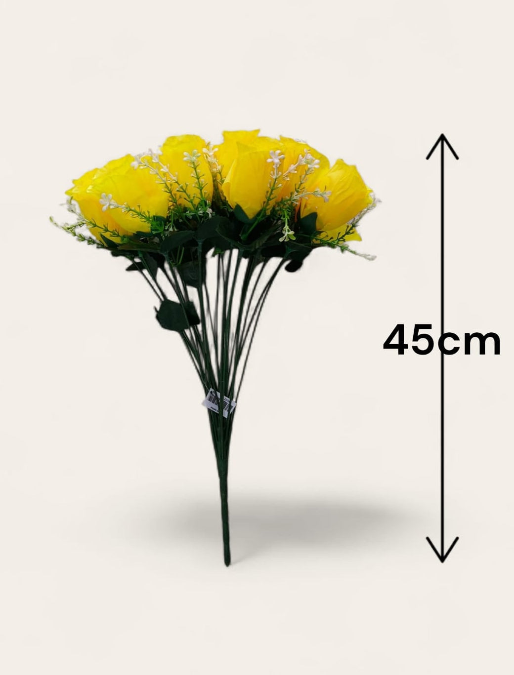 Ramo Rosa Coquet Amarilla x20 45cm