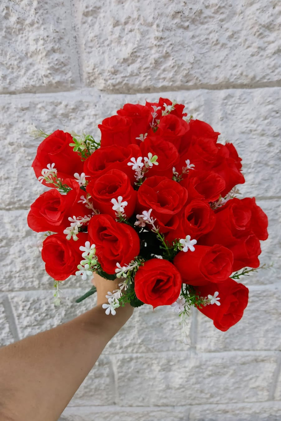 Ramo De Rosas Coquet Roja x20 45cm