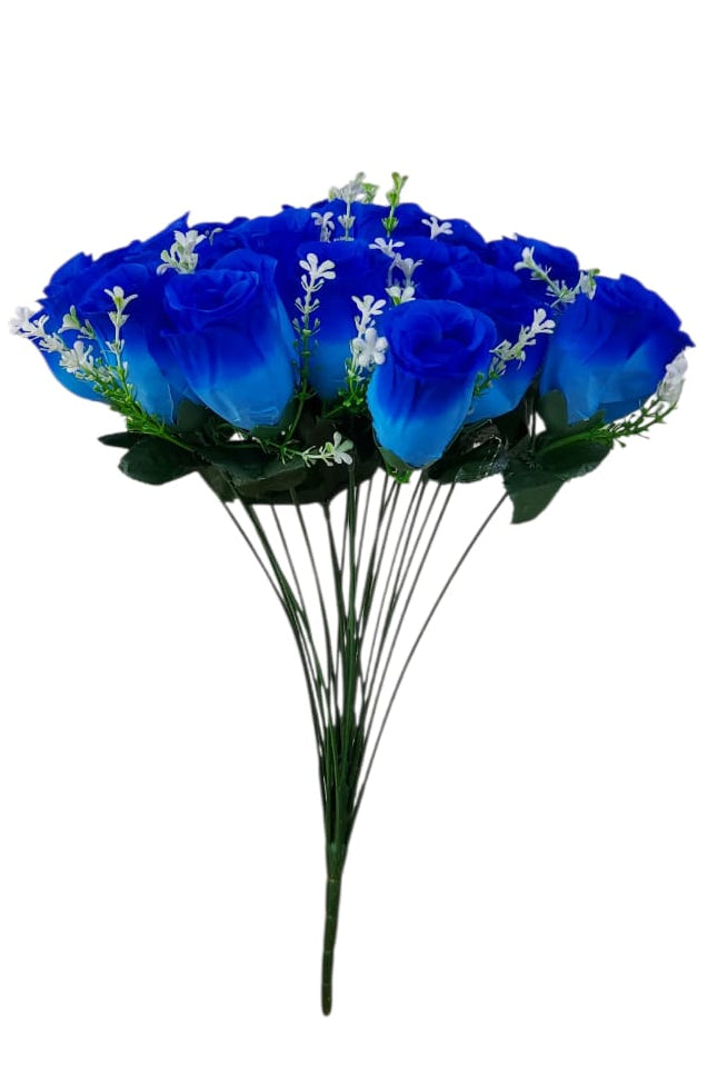 Ramo de Rosas Coquet Azul x20 45cm