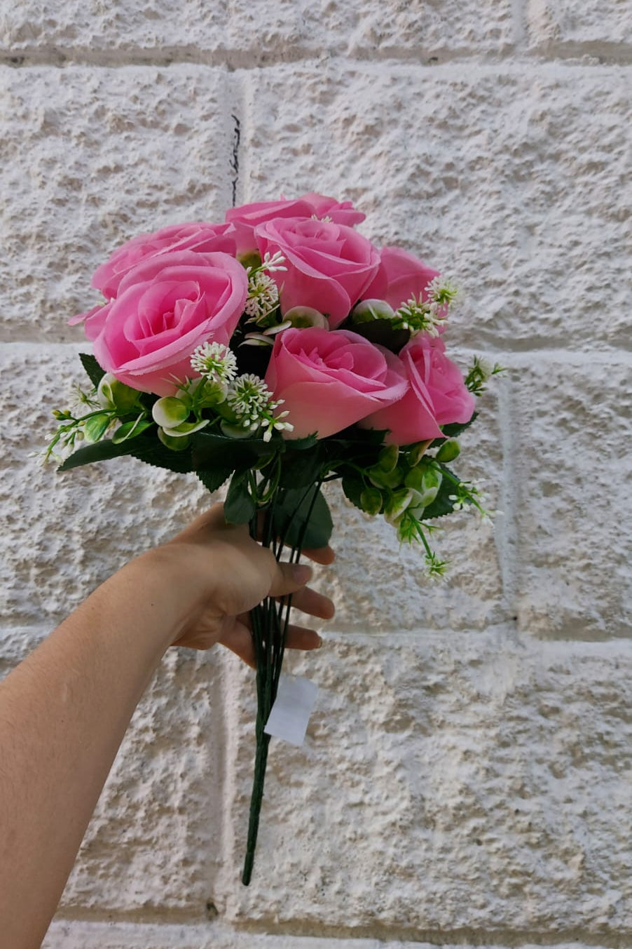 Ramo De Rosas Capullo Rosa 37cm