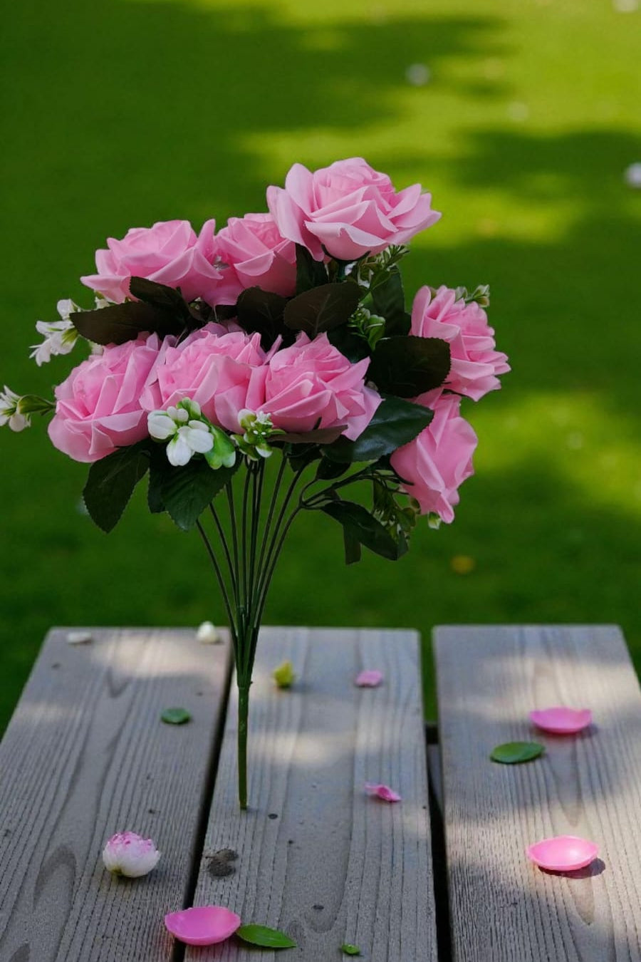 Ramo De Rosa Grandiflora Rosa 43cm