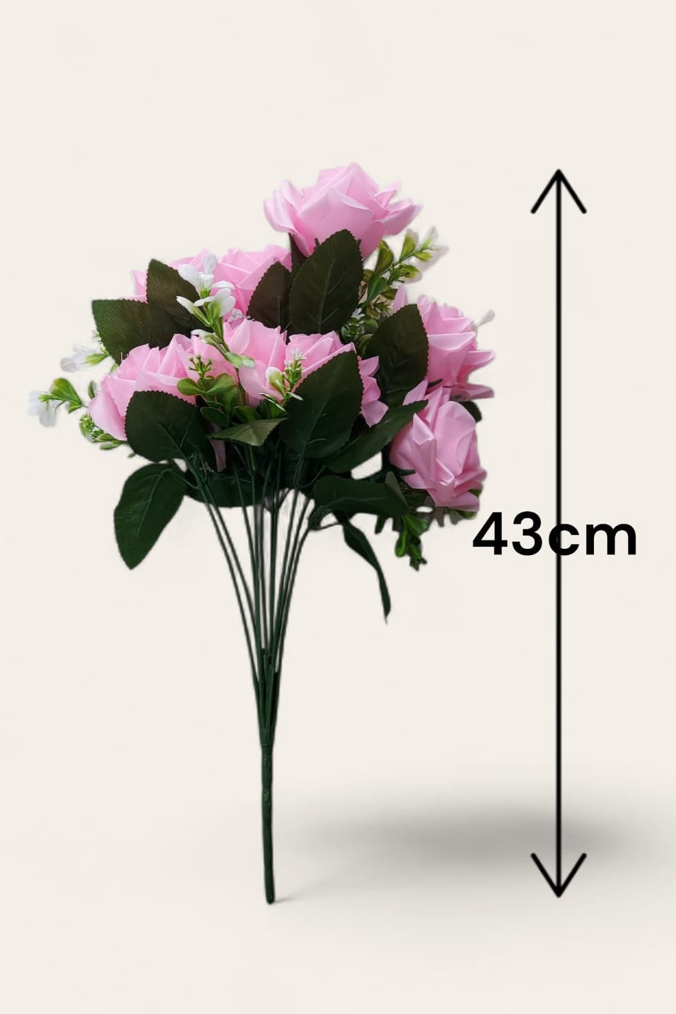 Ramo De Rosa Grandiflora Rosa 43cm