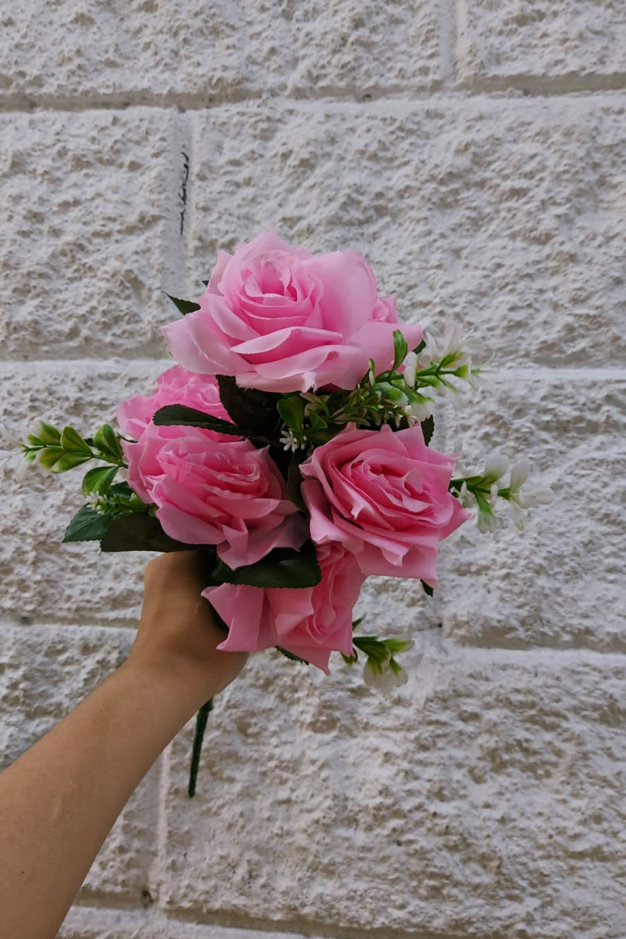 Ramo De Rosa Grandiflora Rosa 43cm