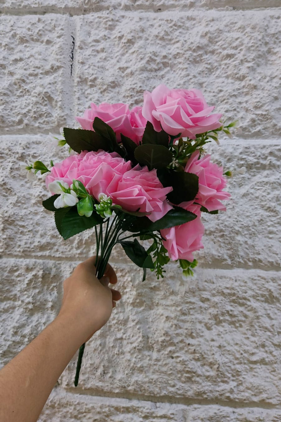 Ramo De Rosa Grandiflora Rosa 43cm