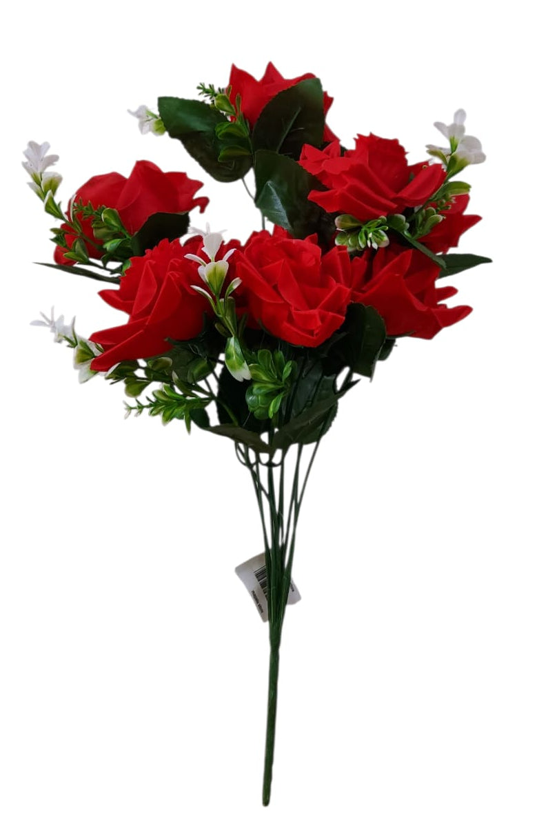 Ramo De Rosas Grandifloras Roja 43cm