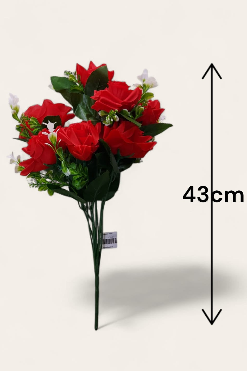 Ramo De Rosas Grandifloras Roja 43cm