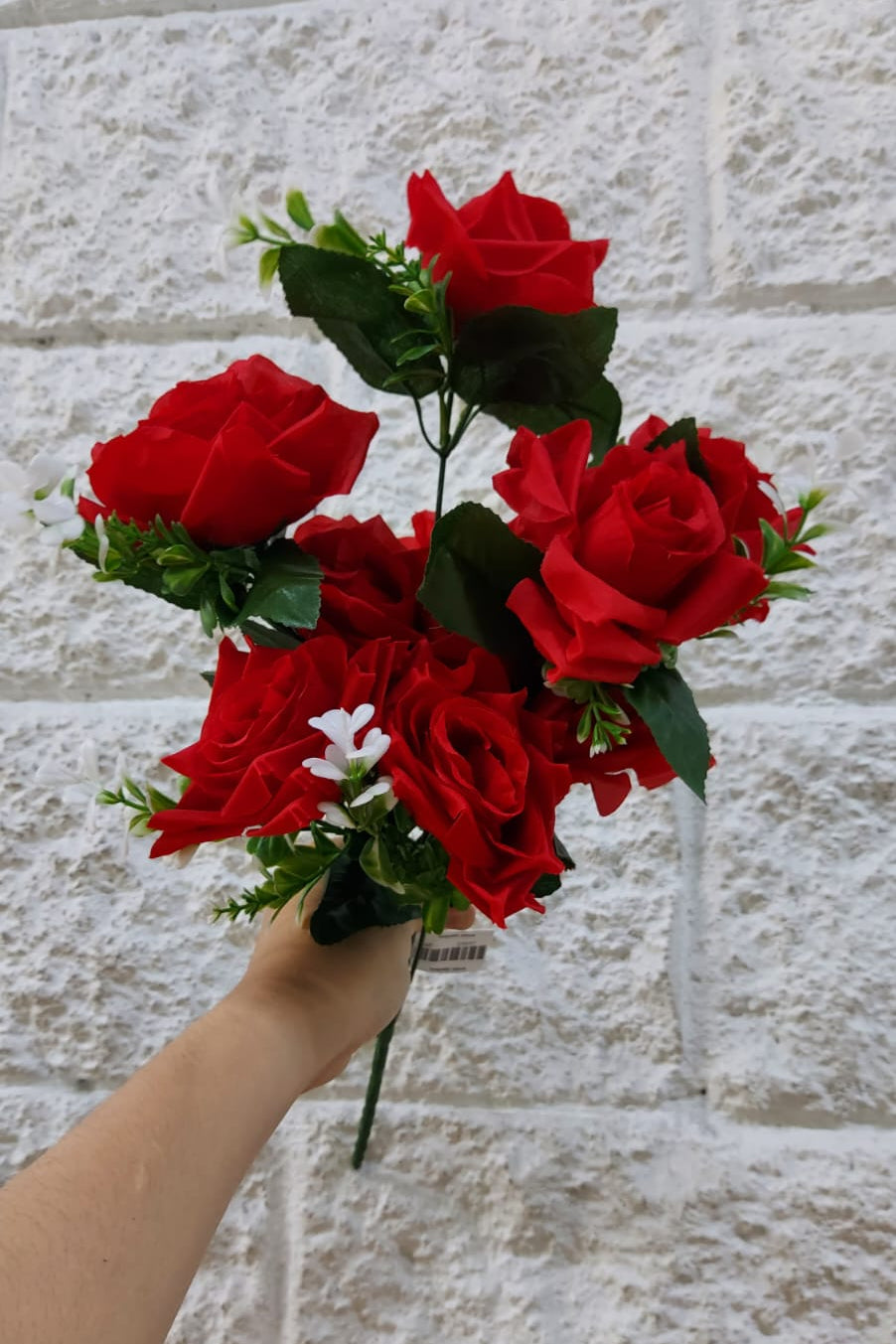 Ramo De Rosas Grandifloras Roja 43cm