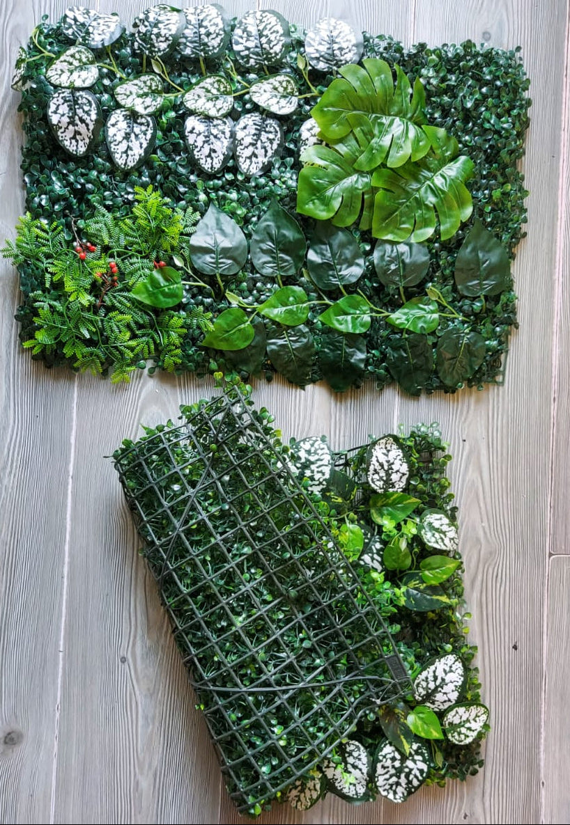 Tapete Peperomia Con Balazo Artificial 60x40cm