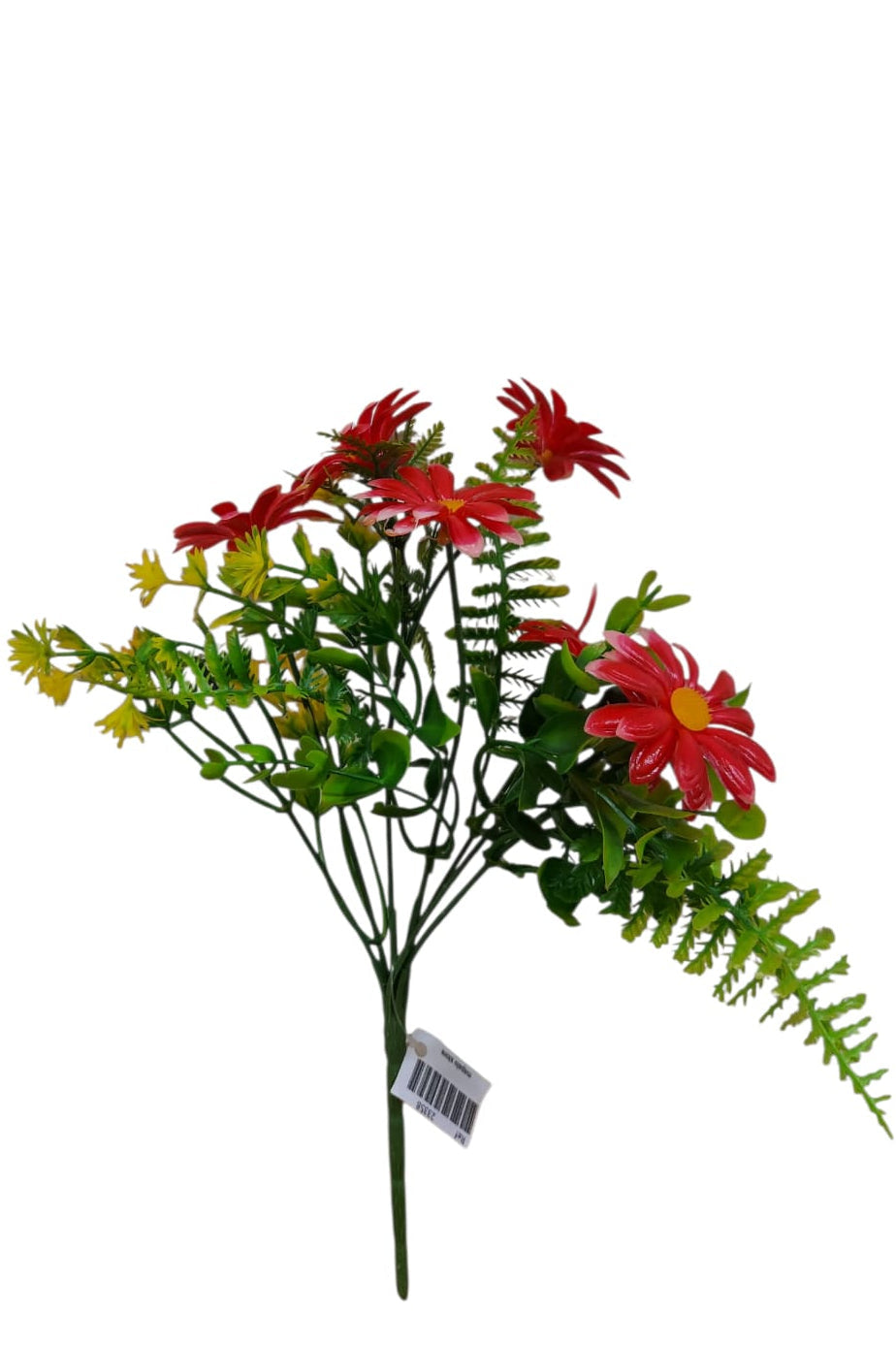 Follaje General Flor de Gerbera Roja 30cm