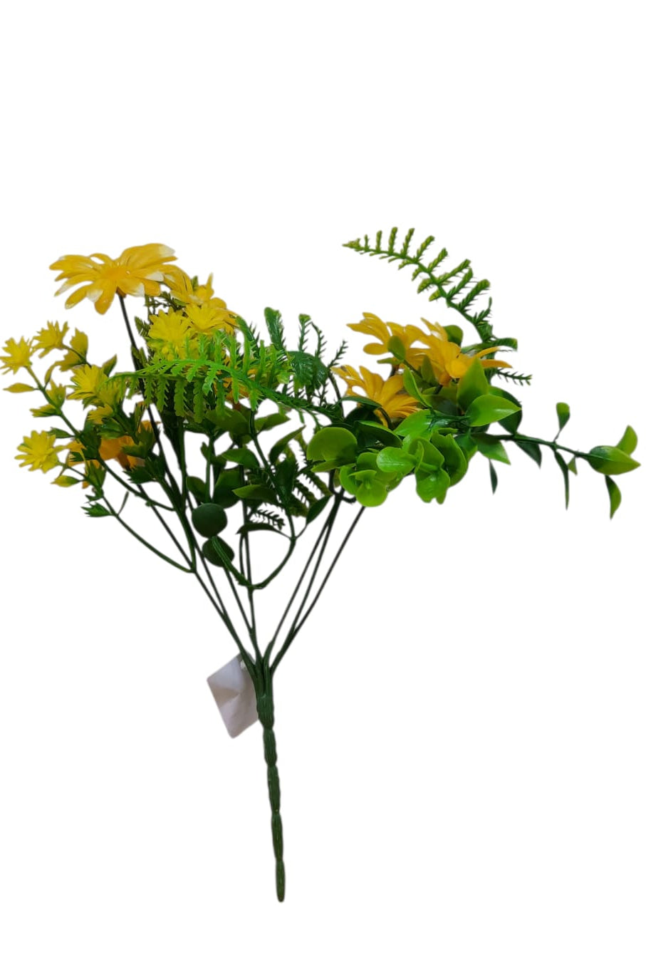 Follaje General Flor de Gerbera Amarillo 30cm