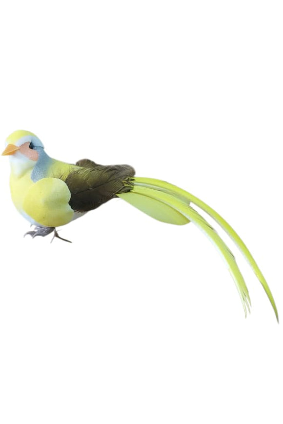 Pajarito Decorativo Amarillo 13cm