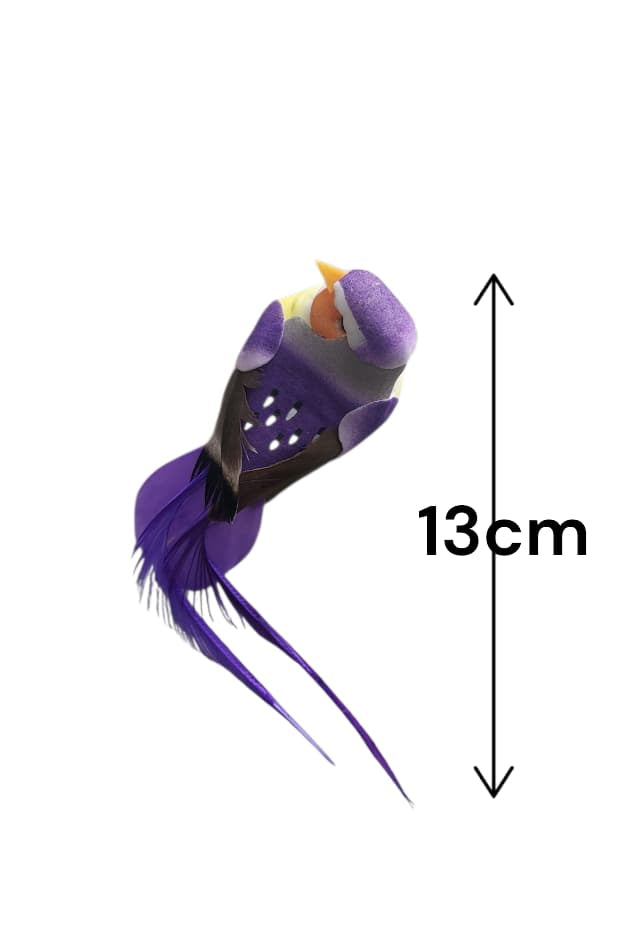 Pajarito Decorativo Morado 13cm
