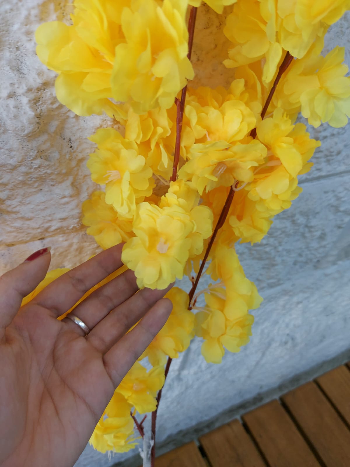 Rama de Cerezo Premium Amarillo 96cm