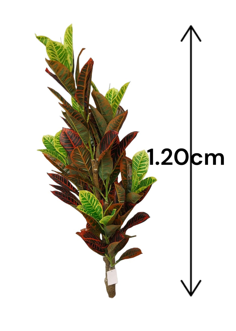 Árbol Crotón Realista Premium 1.20mts