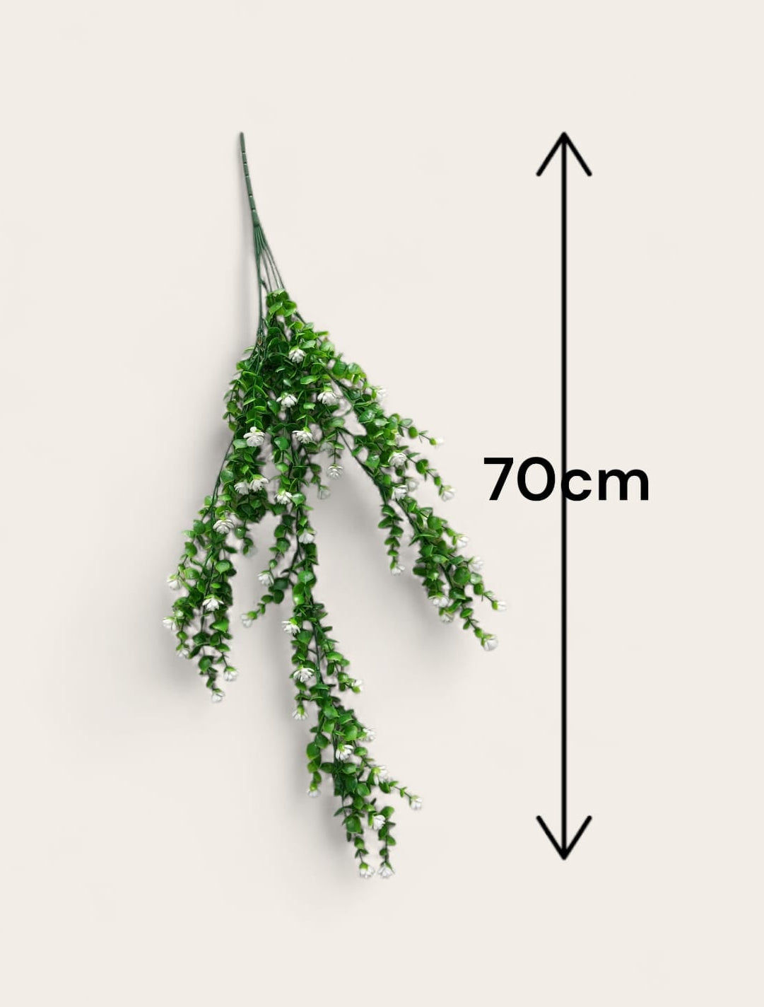 Colgante Florecitas Blanca 70cm