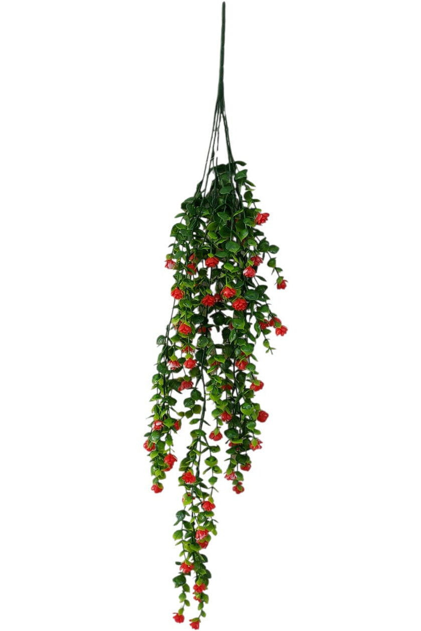 Colgante Florecitas Roja 70cm