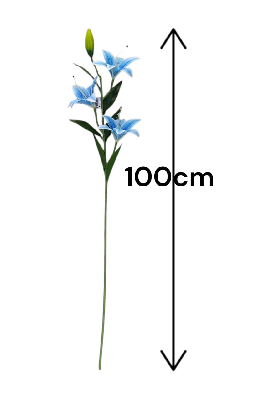 Ramo de Lirios Artificiales X3 Azul