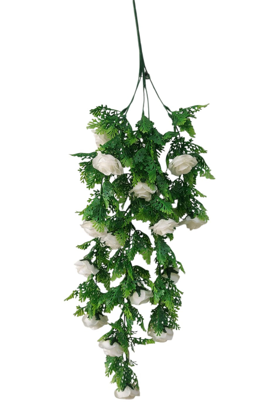 Colgante Ballrey de Rosa Blanca 70cm