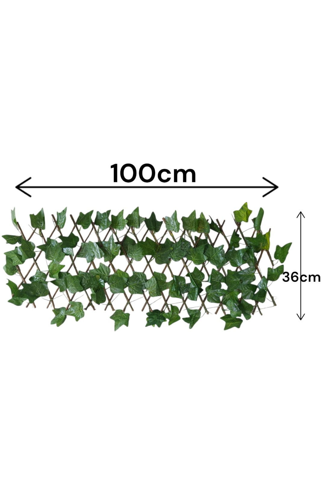 Cercha Decorativa Plegable Pequeña Hoja Uva 1mx36cm