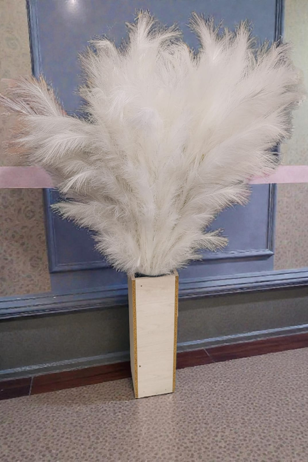 Pampa Decorativa Artificial Grande Blanca 1.45cm