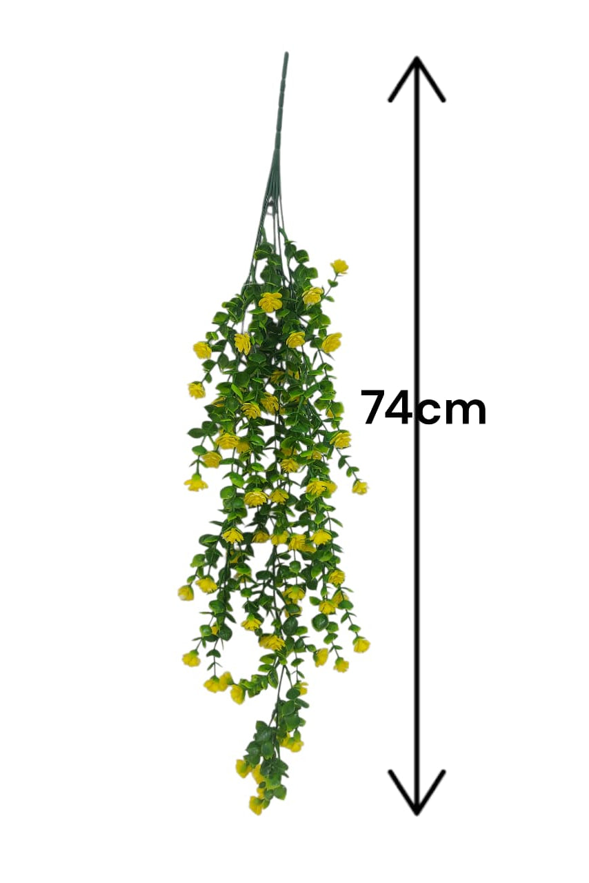 Colgante Florecitas Amarilla 70cm