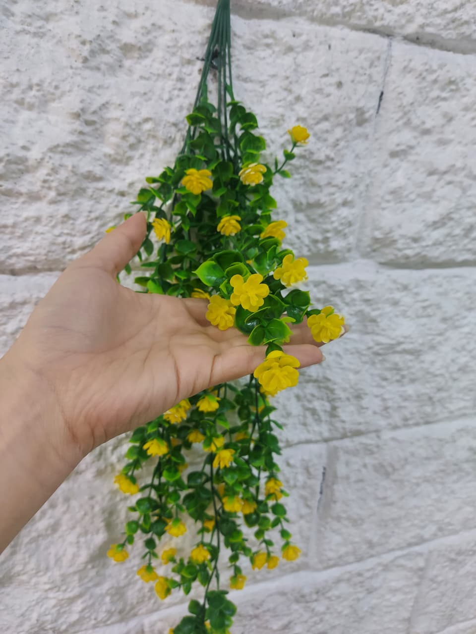 Colgante Florecitas Amarilla 70cm