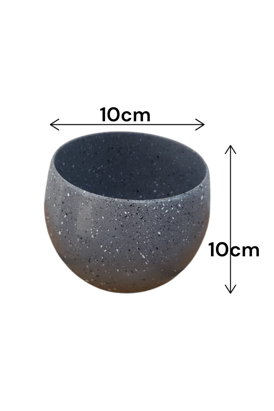 Matera Esférica Granito Gris Oscura 10cm