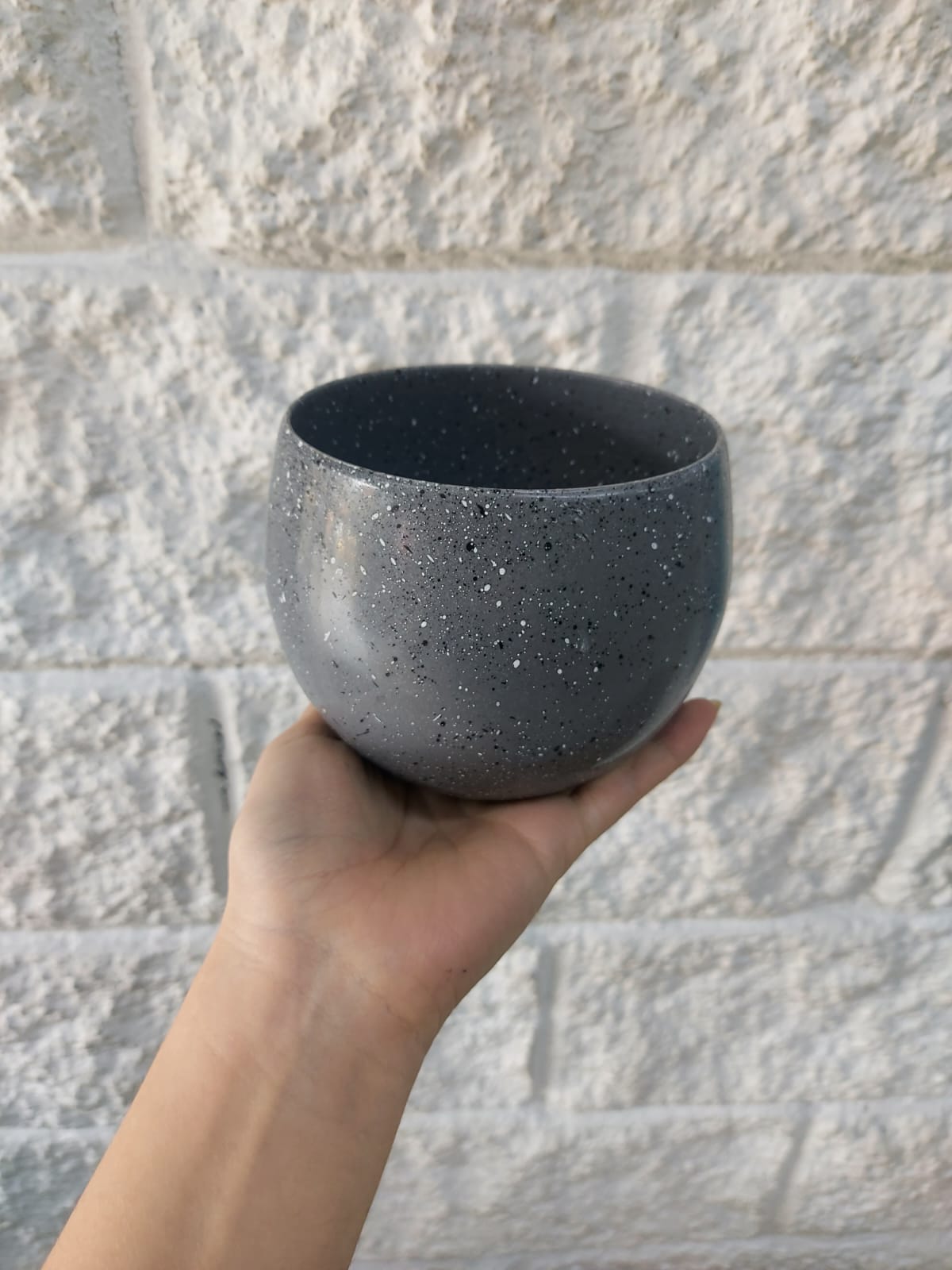 Matera Esférica Granito Gris Oscura 10cm