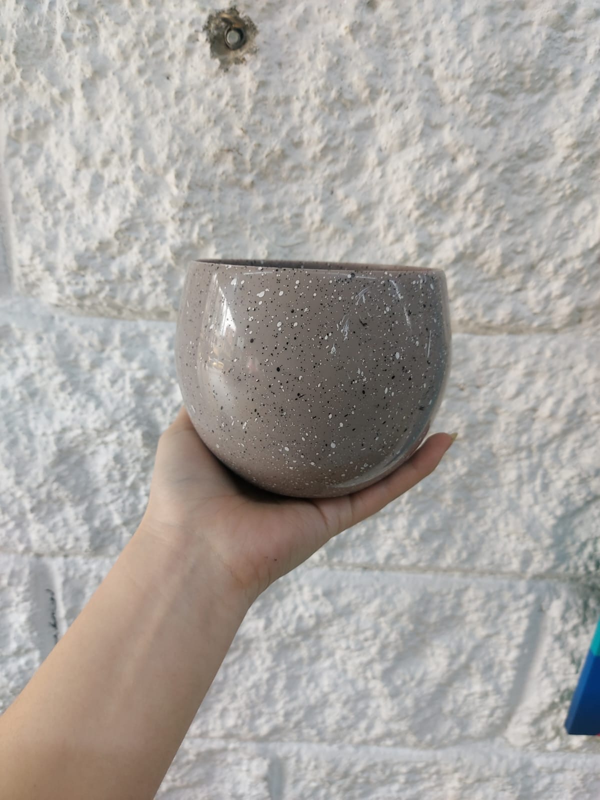 Matera Esférica Granito Gris 10cm