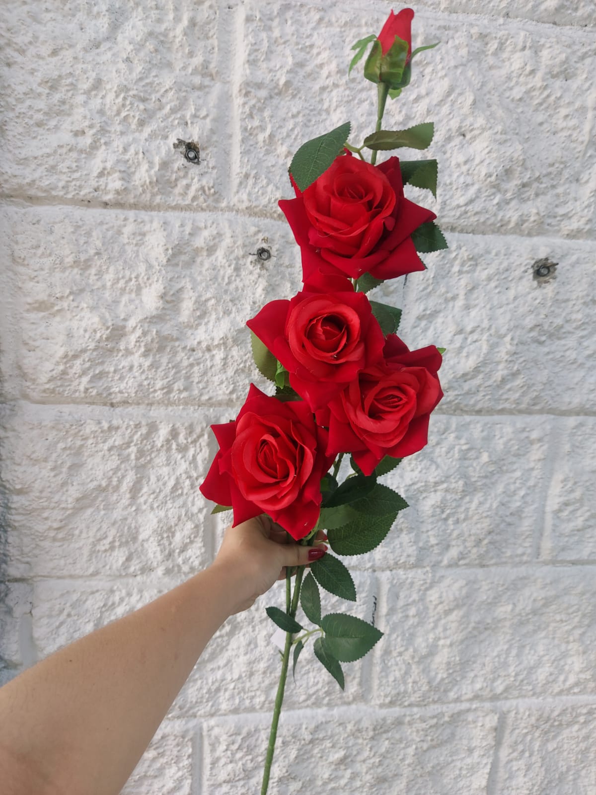 Ramo de Rosas x5 Roja 1.06mts