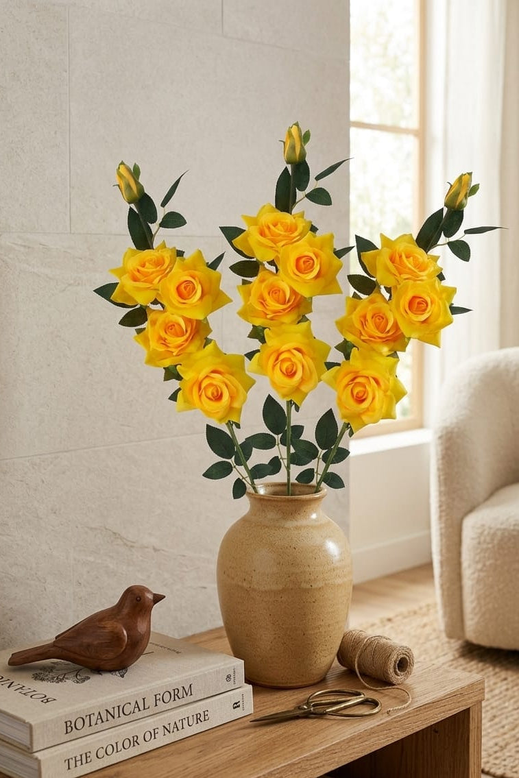 Ramo de Rosas x5 Amarillas 1.06mts