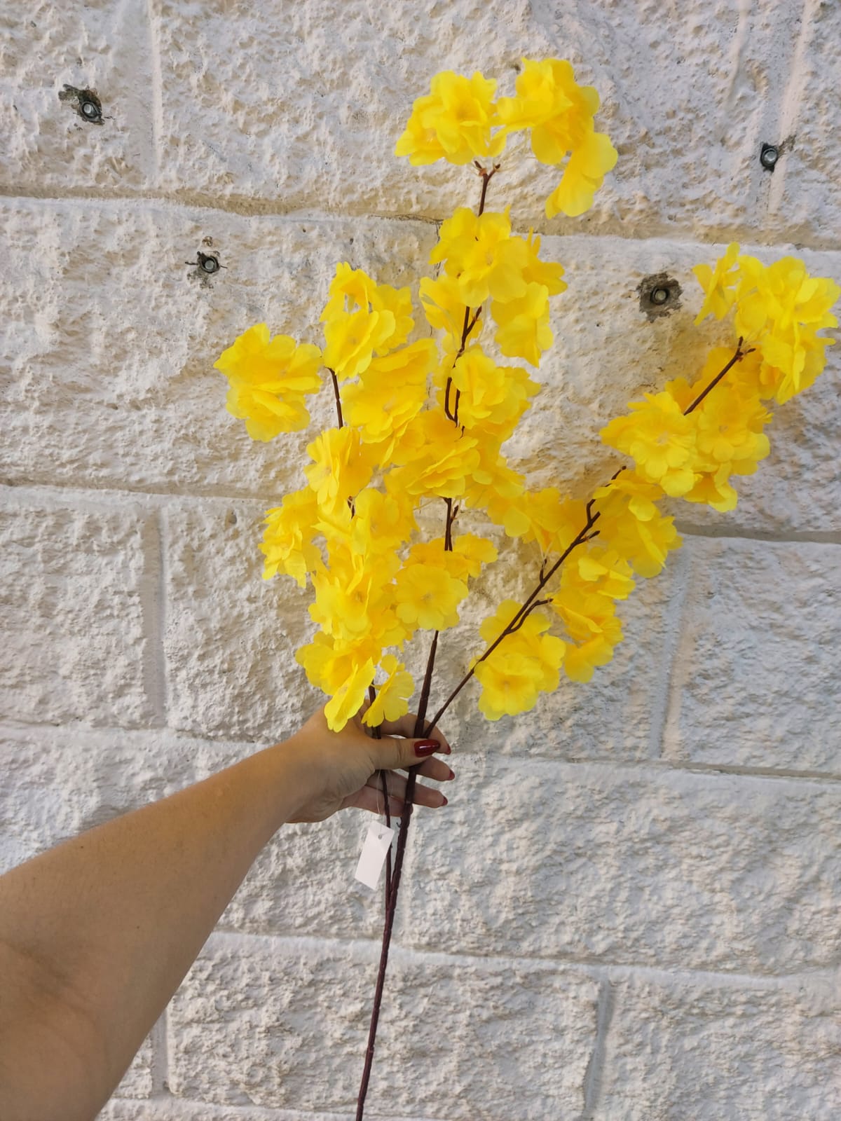 Rama de Cerezo Amarilla 97cm