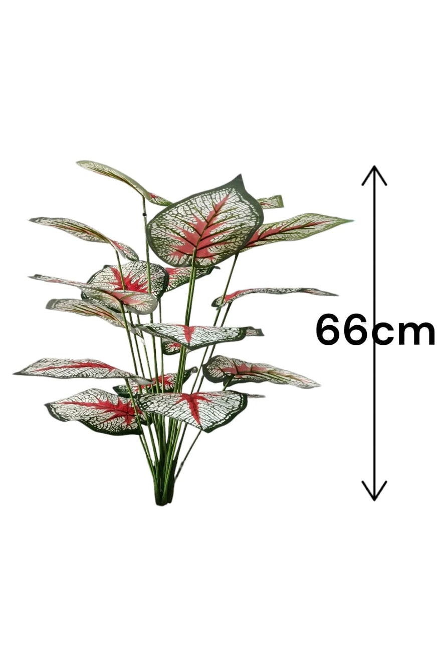 Planta Corazón Manchado Artificial  66cm