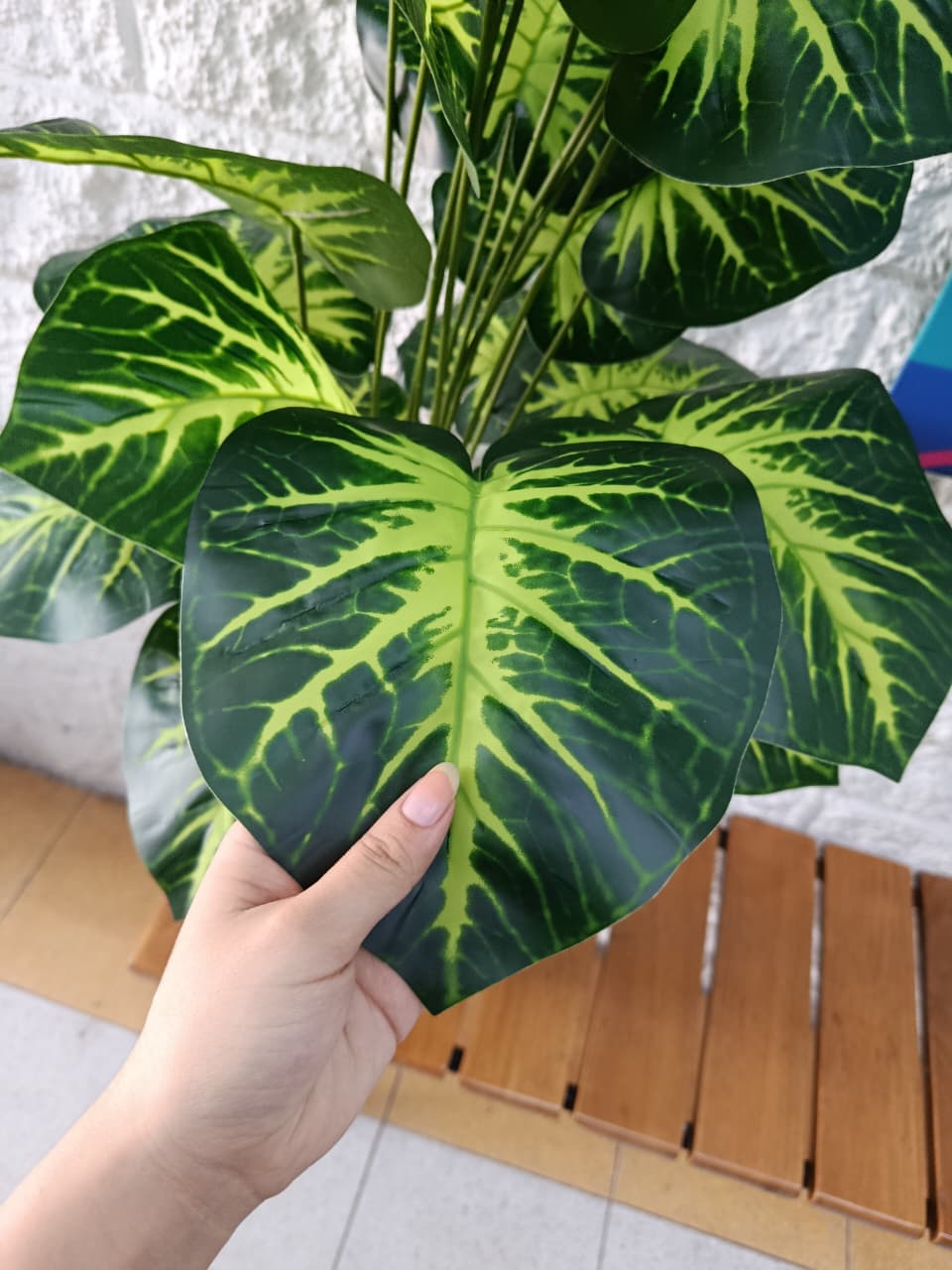 Planta Dieffenbacha Verde Artificial 94cm