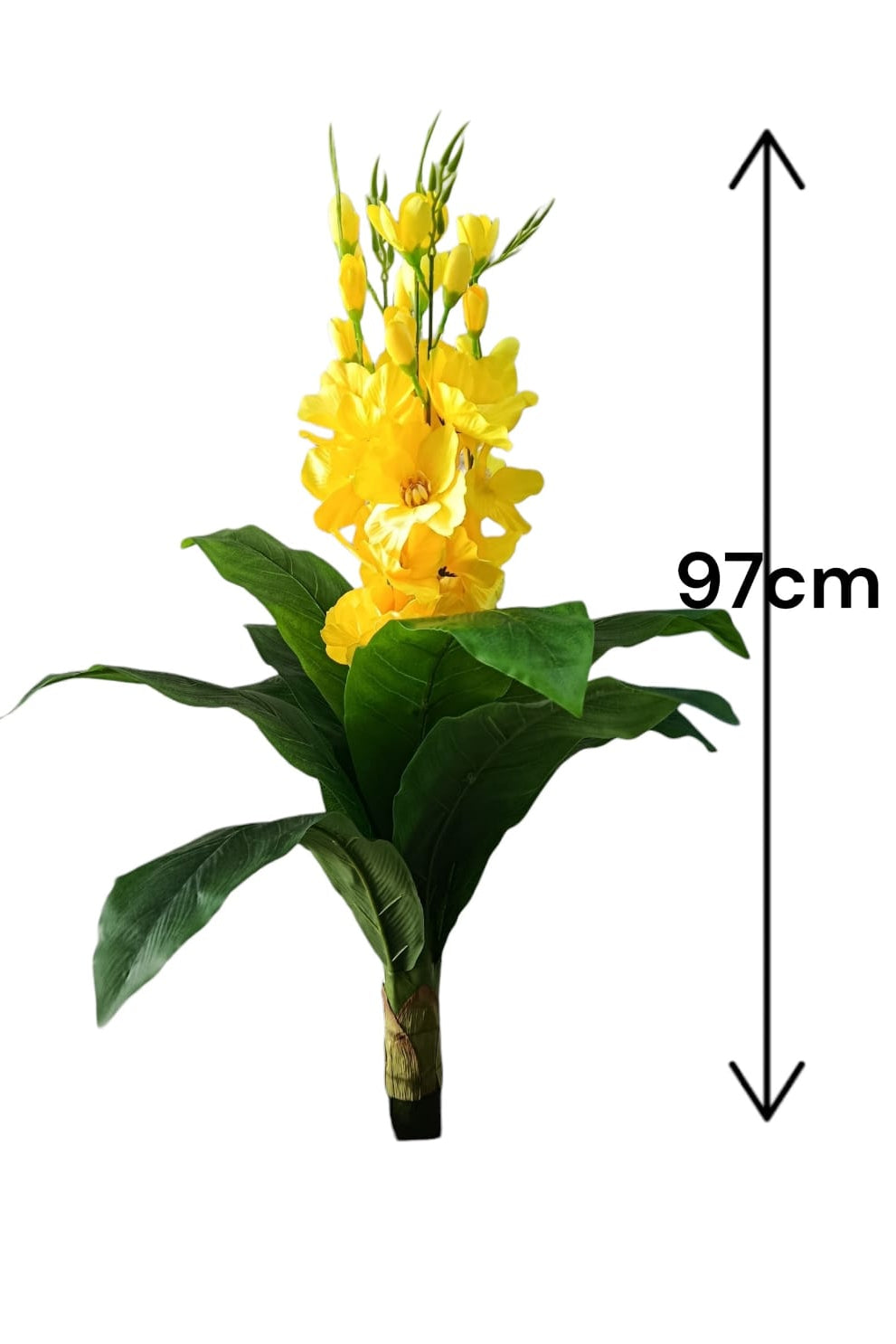 Planta para Matera con Flor Amarilla 97cm