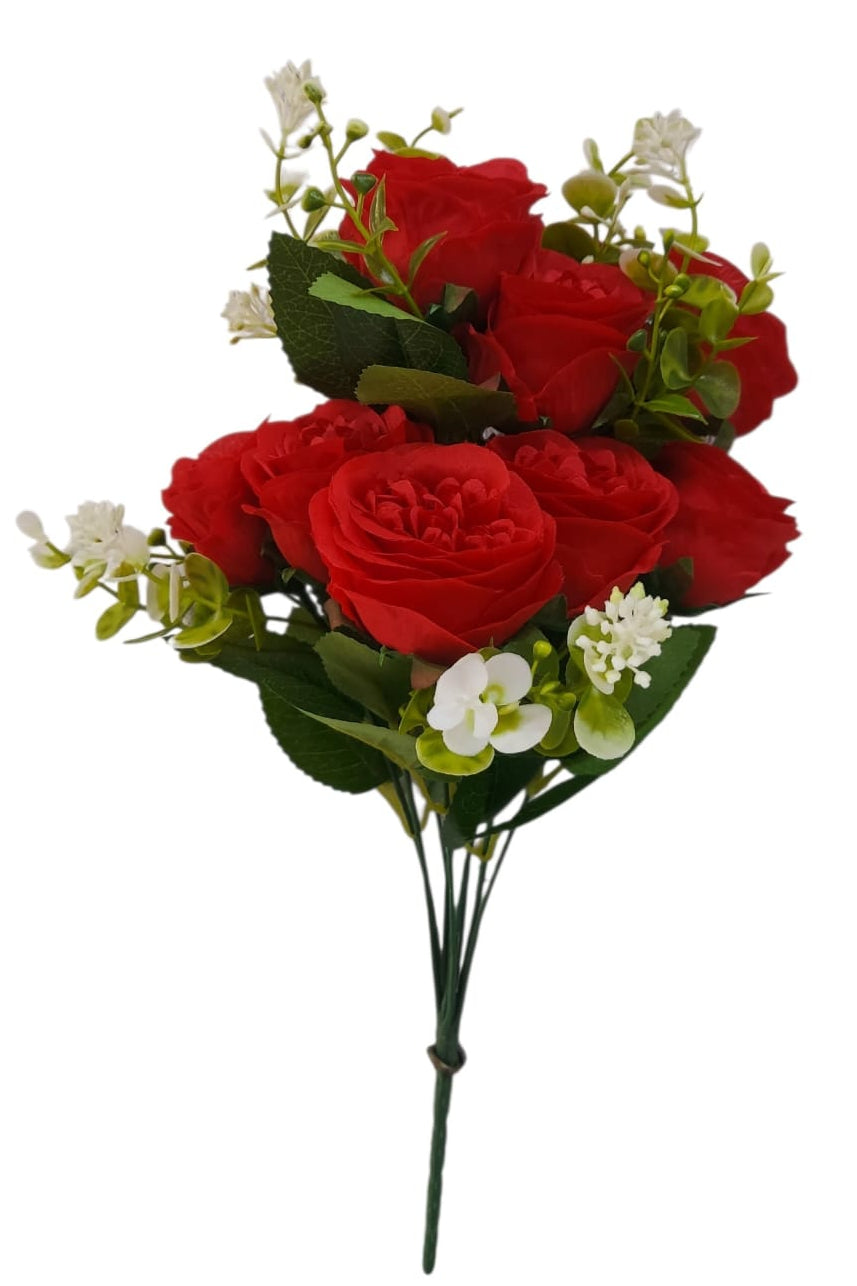 Buque x 10 Rosas Rojas 42cm