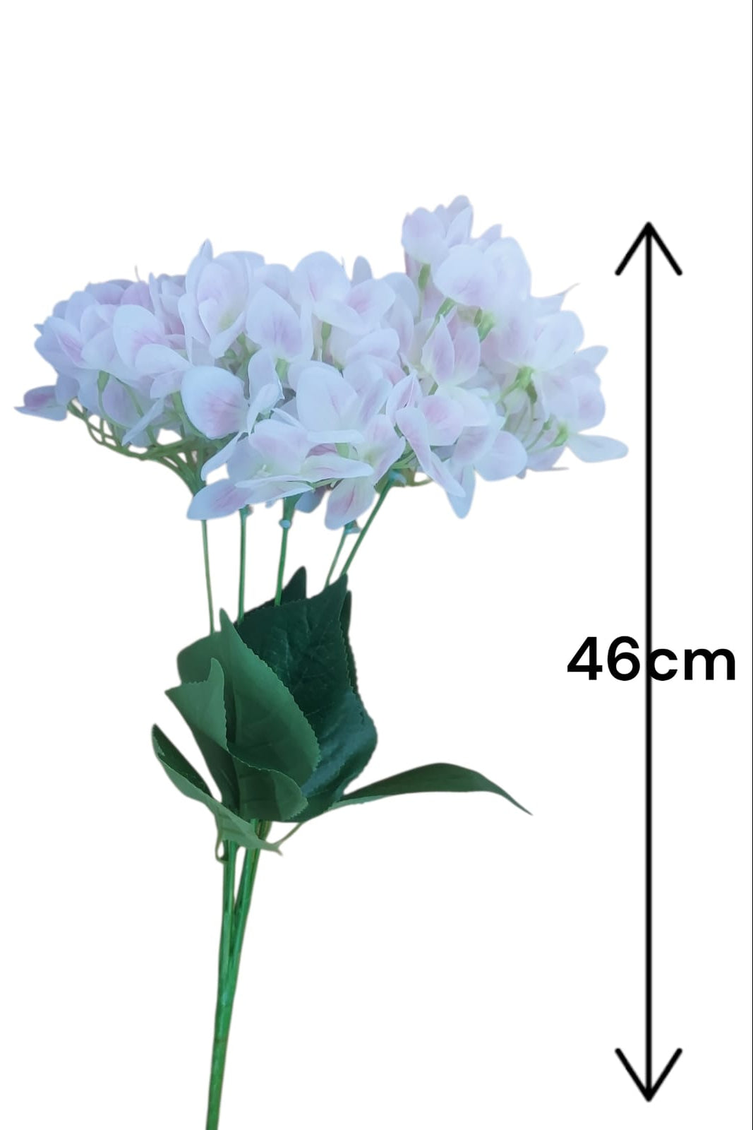 Ramo Hortensia Rosada Corta 46cm
