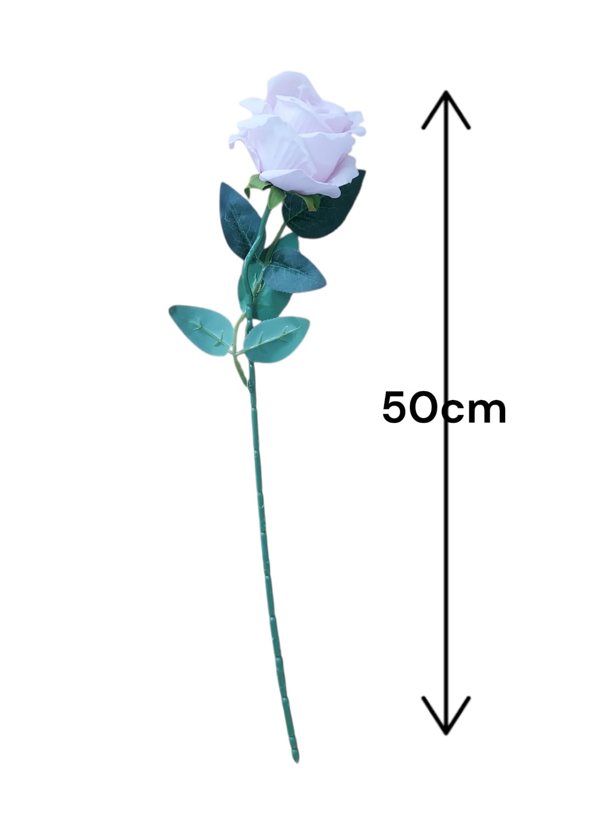 Rosa Super Realista Rosada 50cm