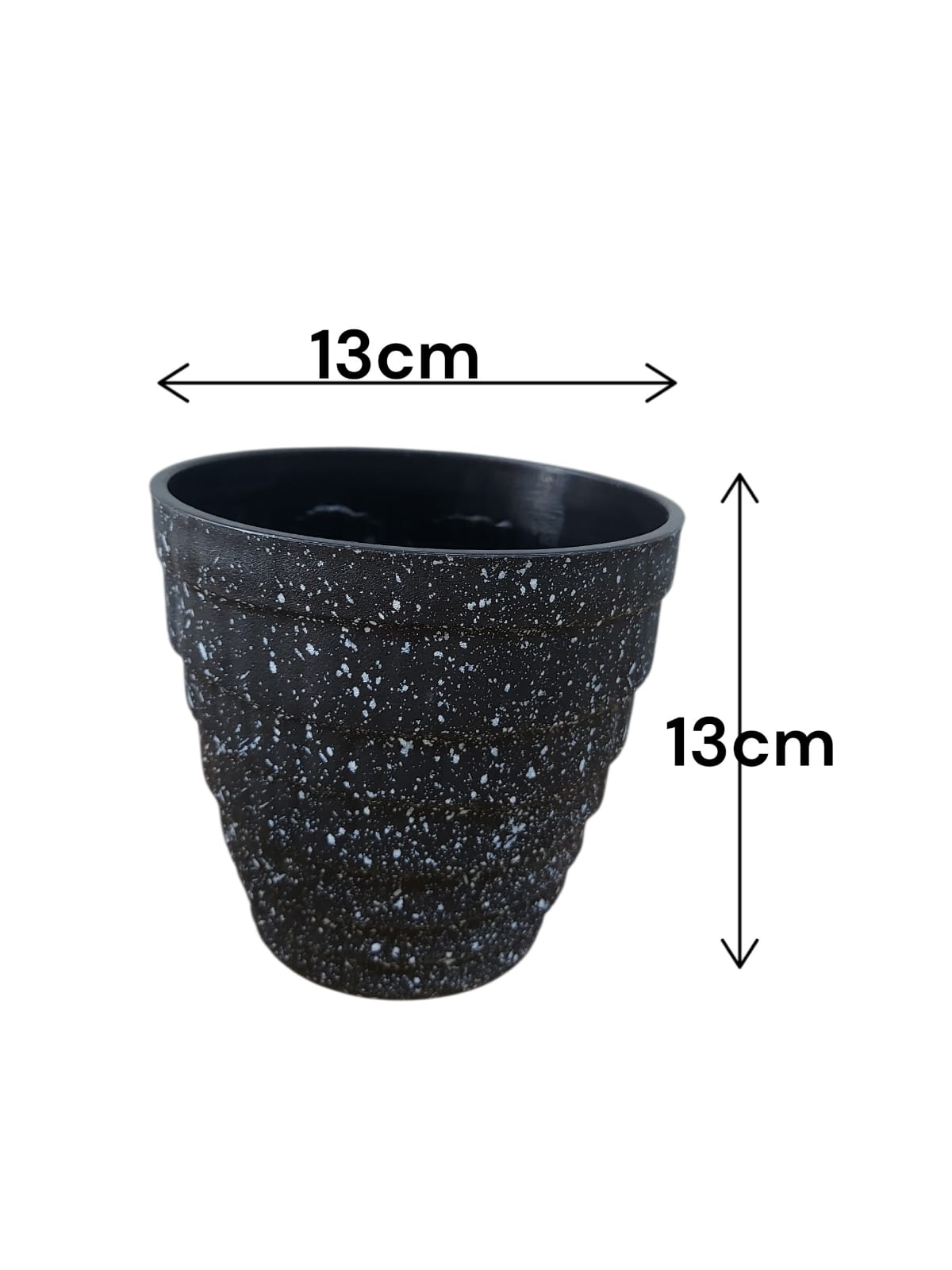 Matera Moon Pequeña Negra 13cm