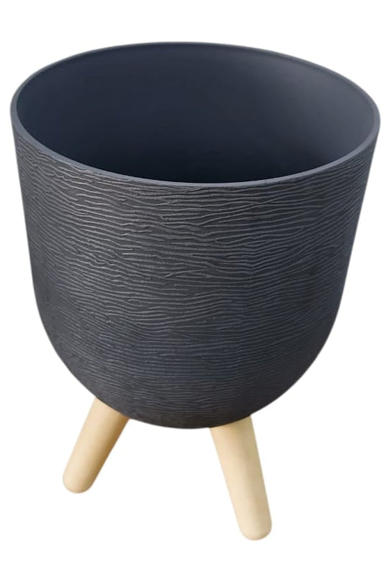 Matera Terracota con Patas Negra 18cm