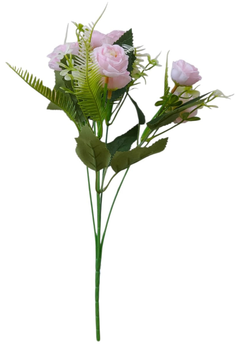 Ramo de Peonias Rosadas con Follaje 34cm