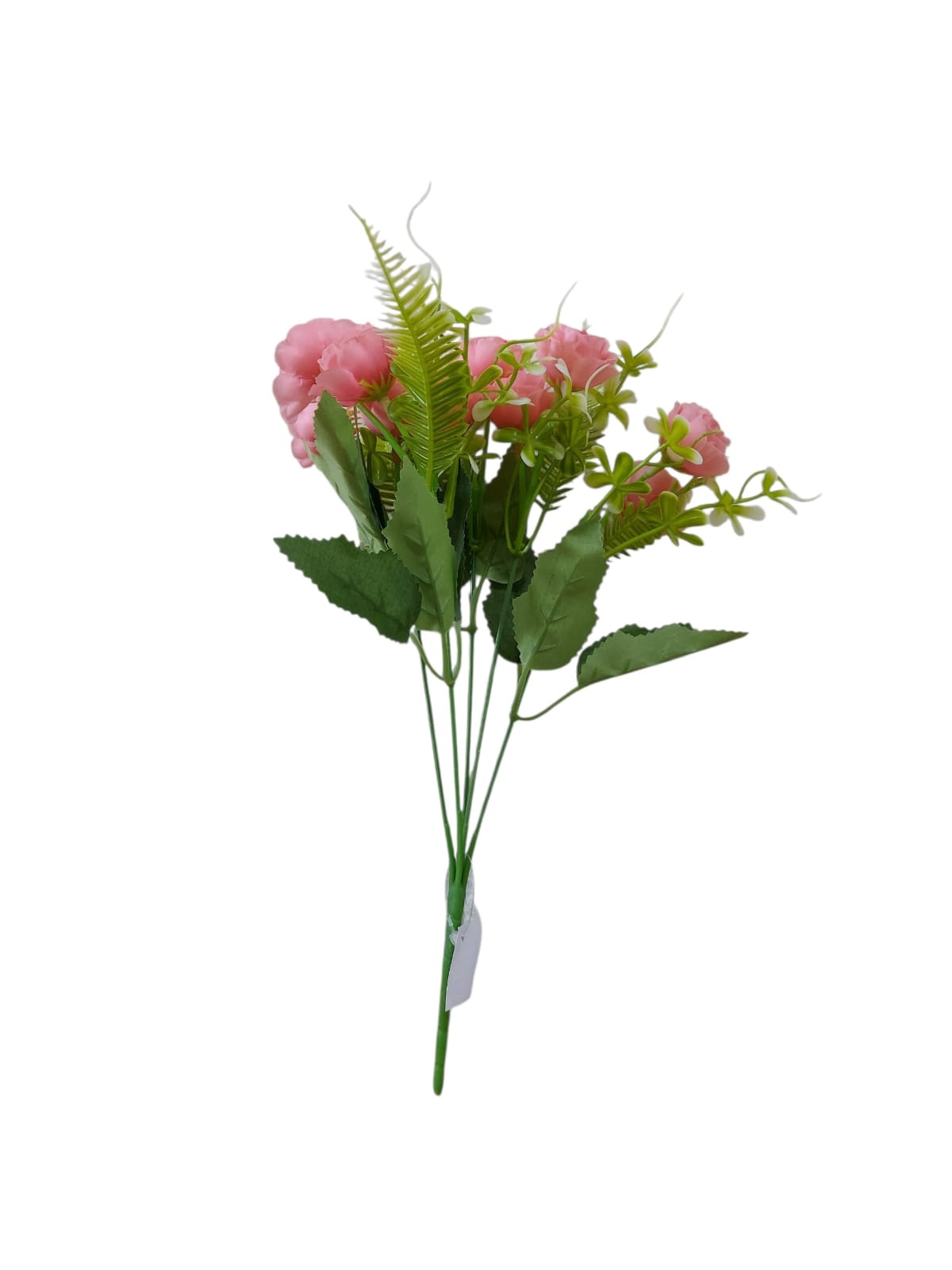 Ramo de Peonias Rosa con Follaje 34cm