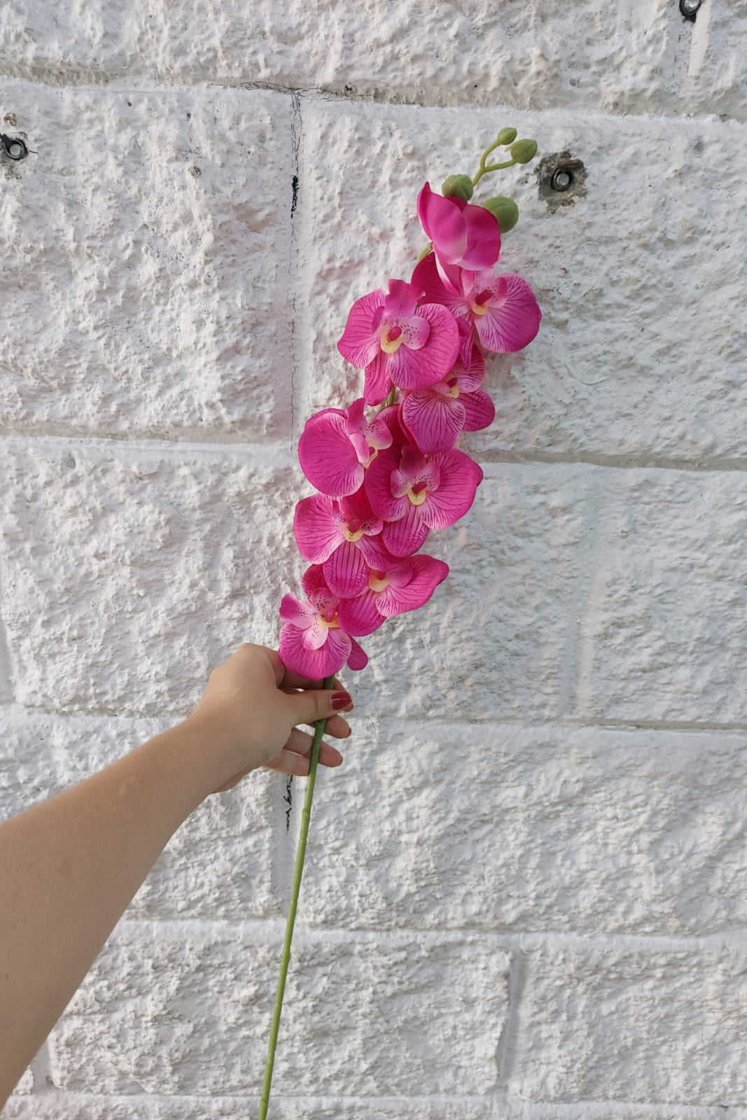 Flor Orquídea Fucsia 69cm