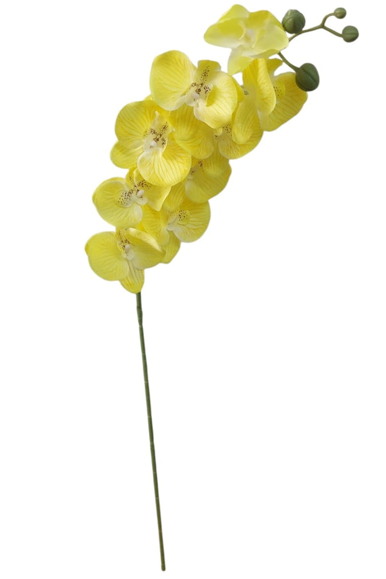 Flor Orquídea Amarilla 69cm