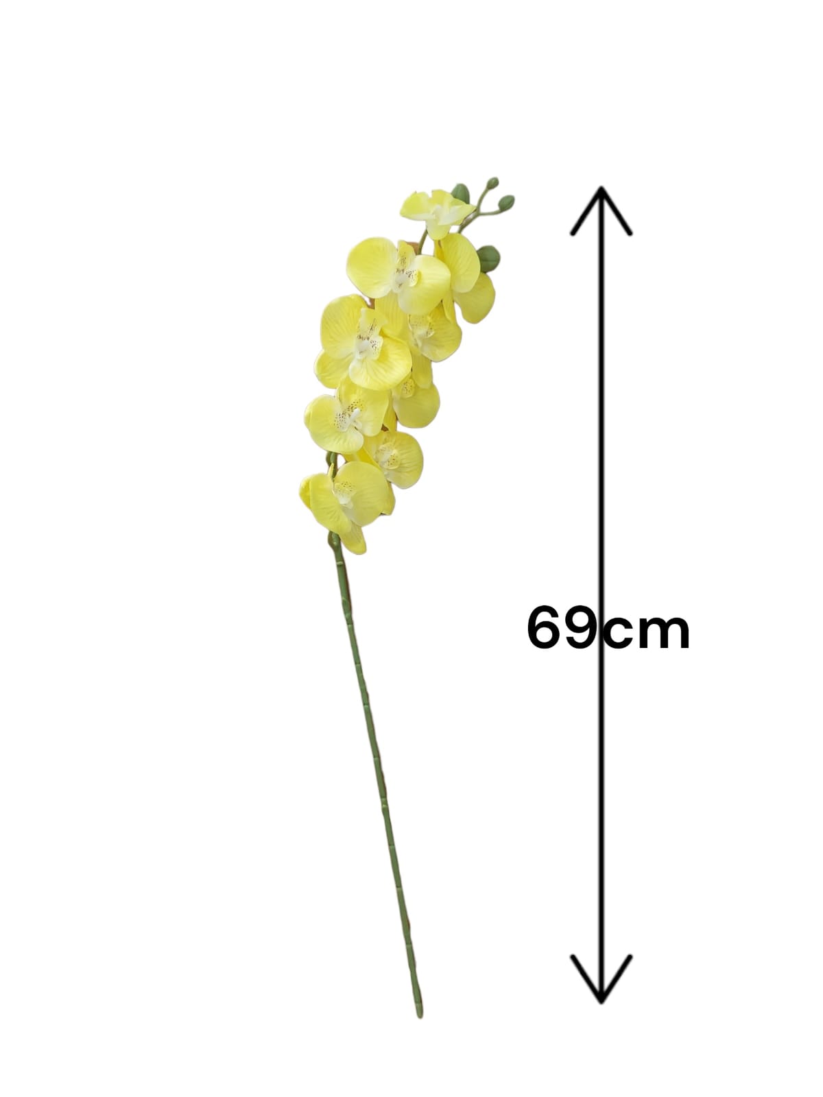Flor Orquídea Amarilla 69cm