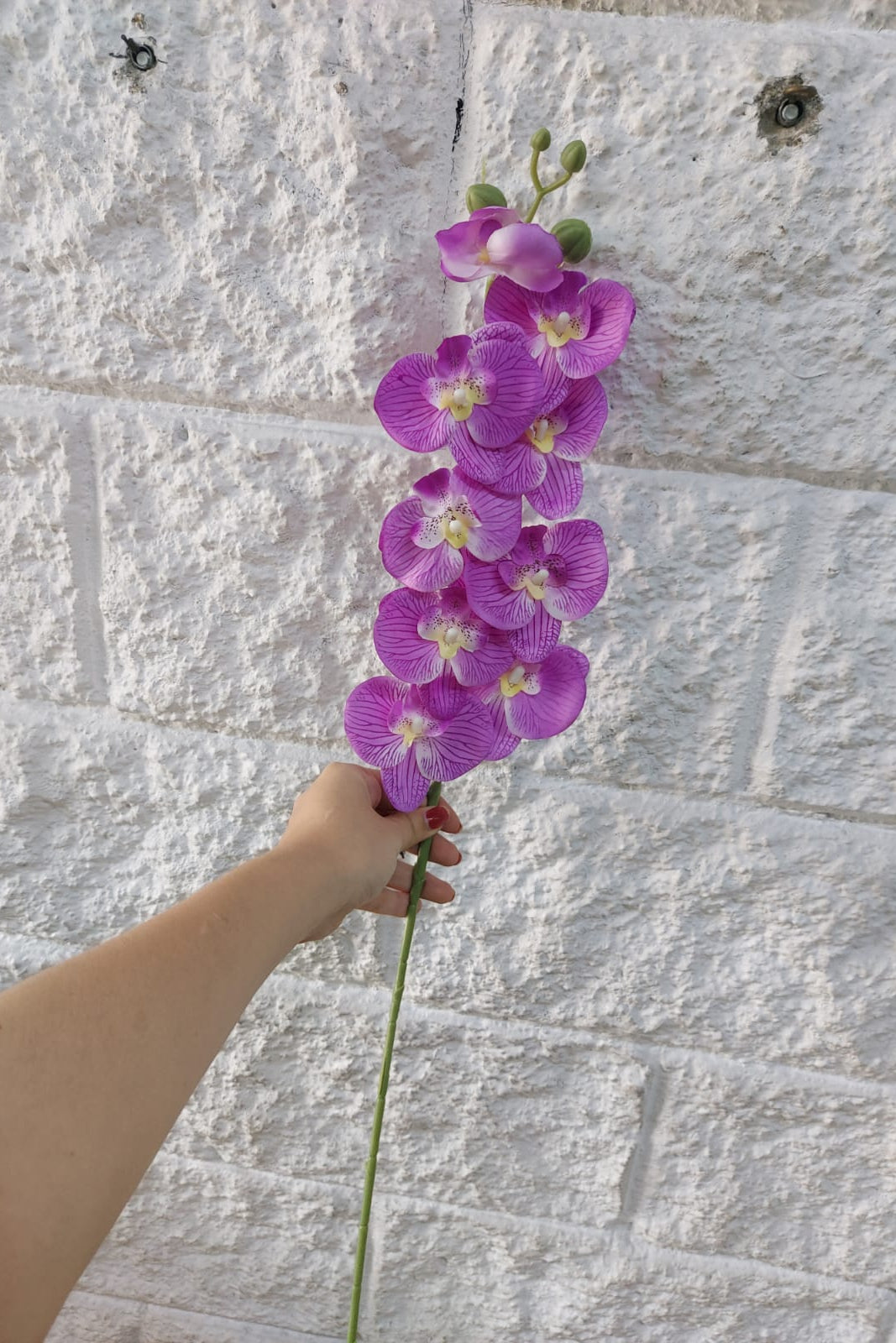 Flor Orquídea Morada 69cm
