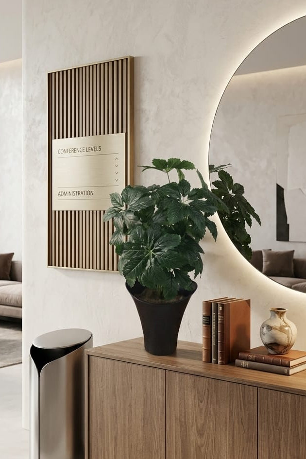Planta Robira 5 Hojas Artificial 68cm