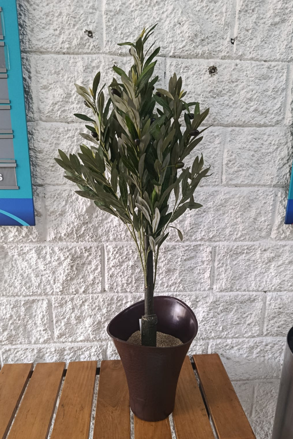 Planta Tipo Olivo Artificial 1mt